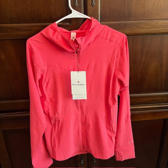 Lululemon - Mist Over Windbreaker - Glaze Pink Size 8 - Picture 3 of 5
